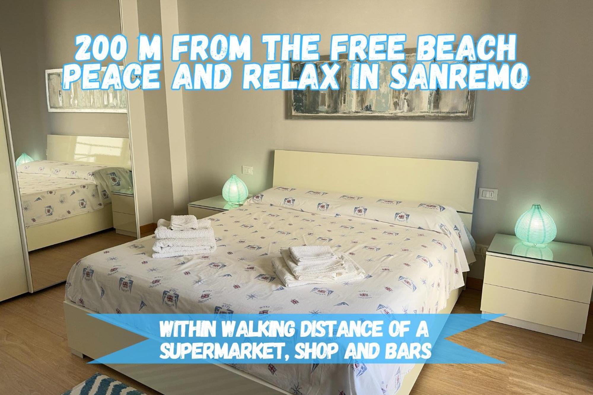 2 Min Walk To The Beach In The Centre Of Sanremo Exterior foto